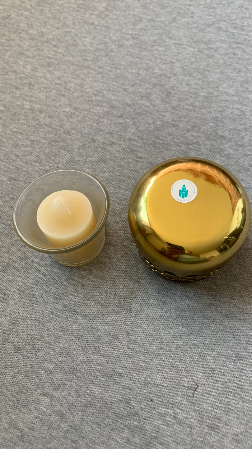 PartyLite Gold Heart Votive Candle Holder 🏈 - photo 2