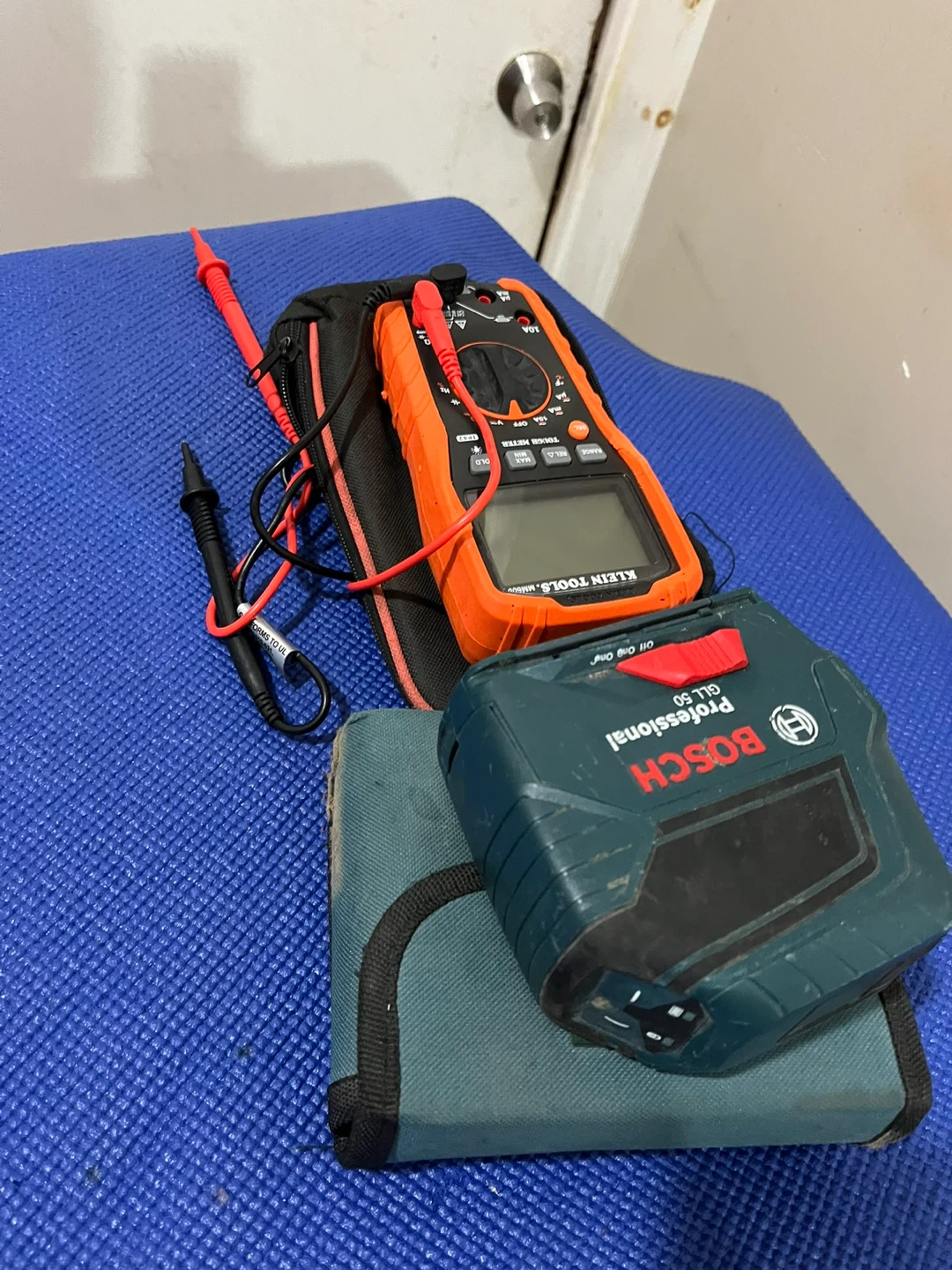 Bosch GLL 50 Laser Level and Klein Tools MM600 Multimeter - photo 2