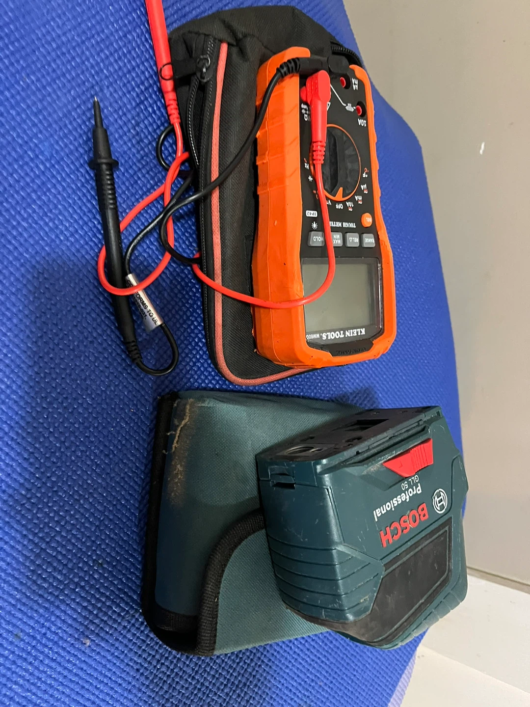 Bosch GLL 50 Laser Level and Klein Tools MM600 Multimeter - photo 3