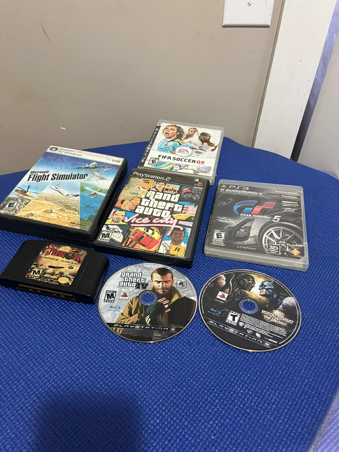 Collection of Retro and PS3 Video Games
