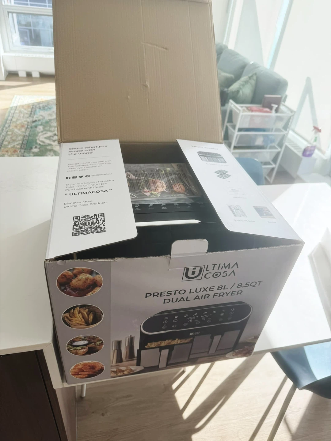 Ultima Cosa Dual Basket Air Fryer - photo 4