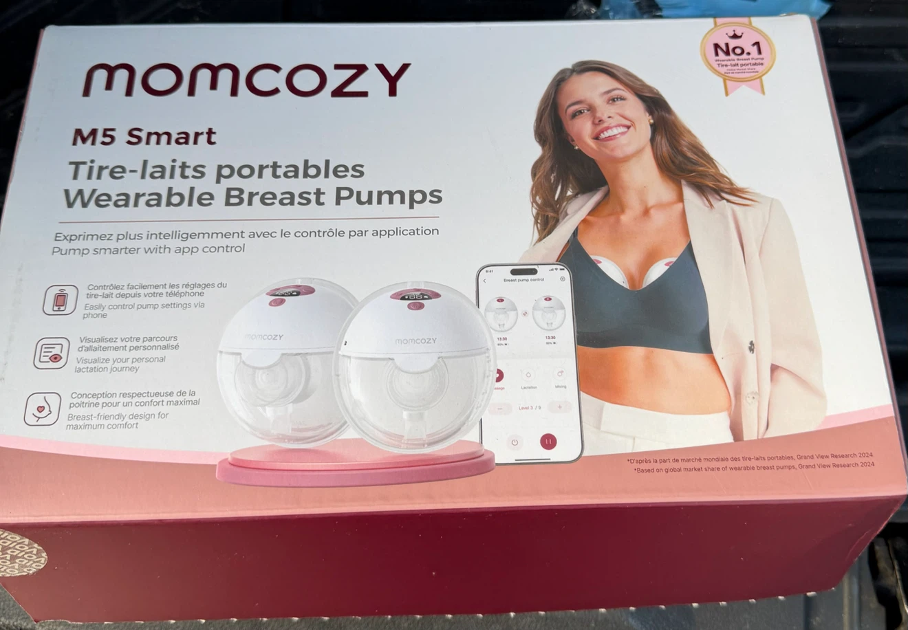 Momcozy m5 breast pump hands free