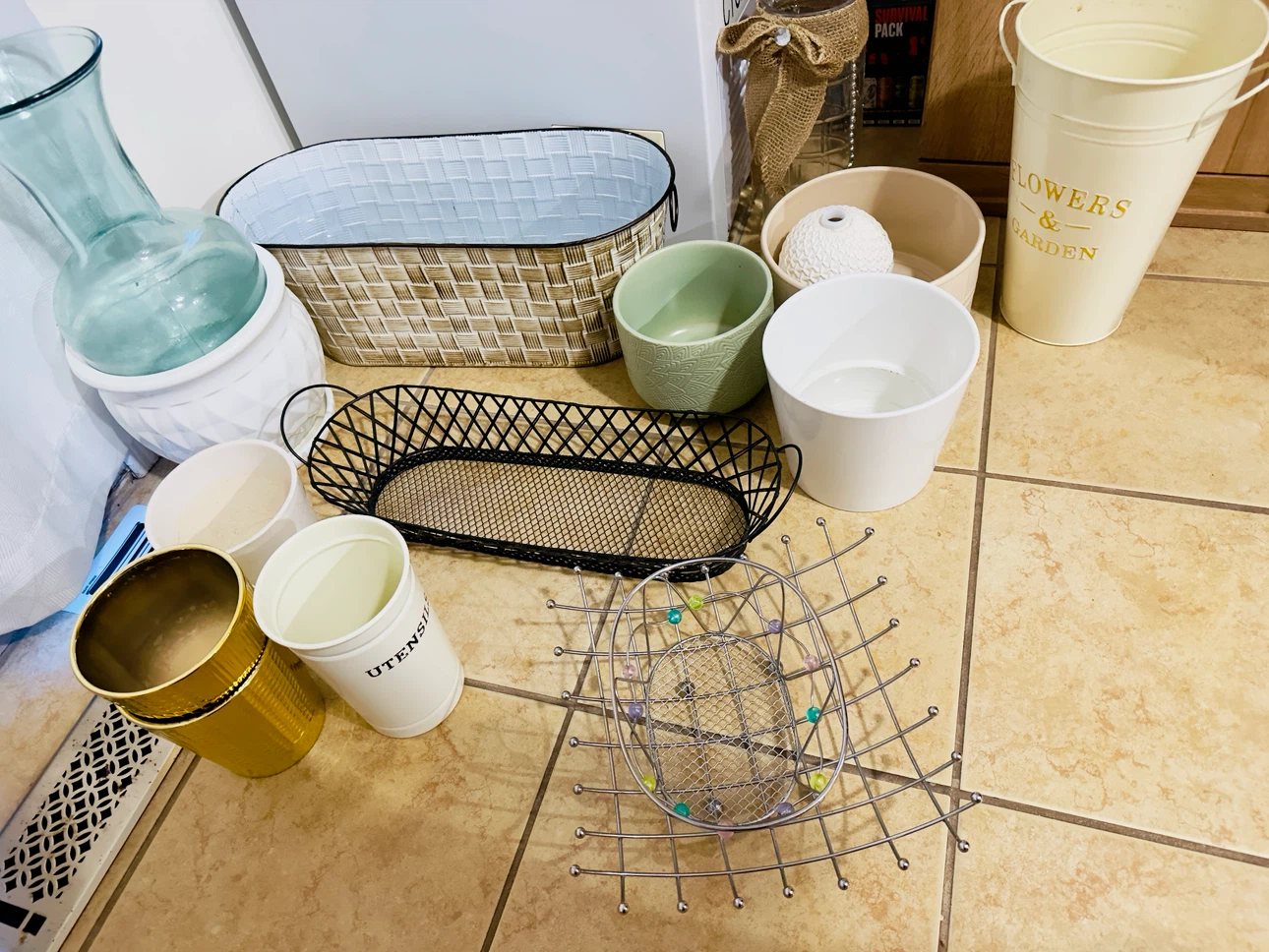 Assorted Home Decor and Planter Collection