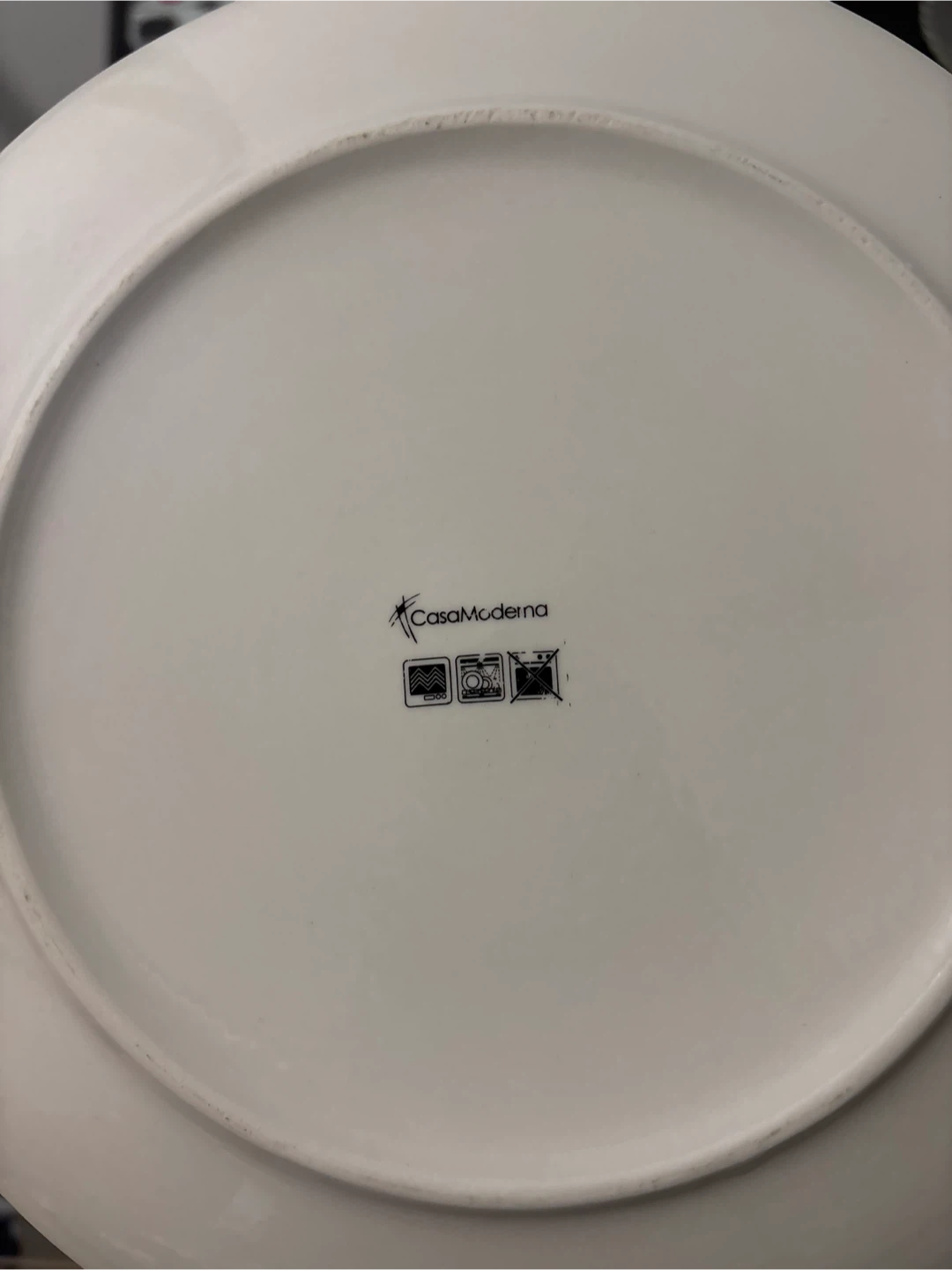 Blue and White Geometric Pattern Plate - photo 4
