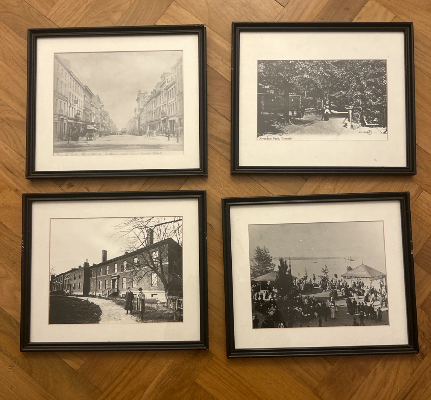 Moving sale- Set of 4 Framed Vintage Toronto Photographs