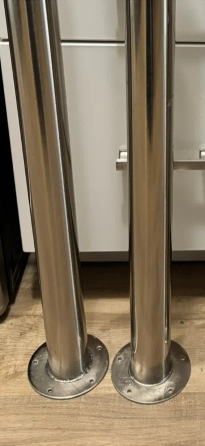 4 Stainless Steel  Legs for table - photo 3