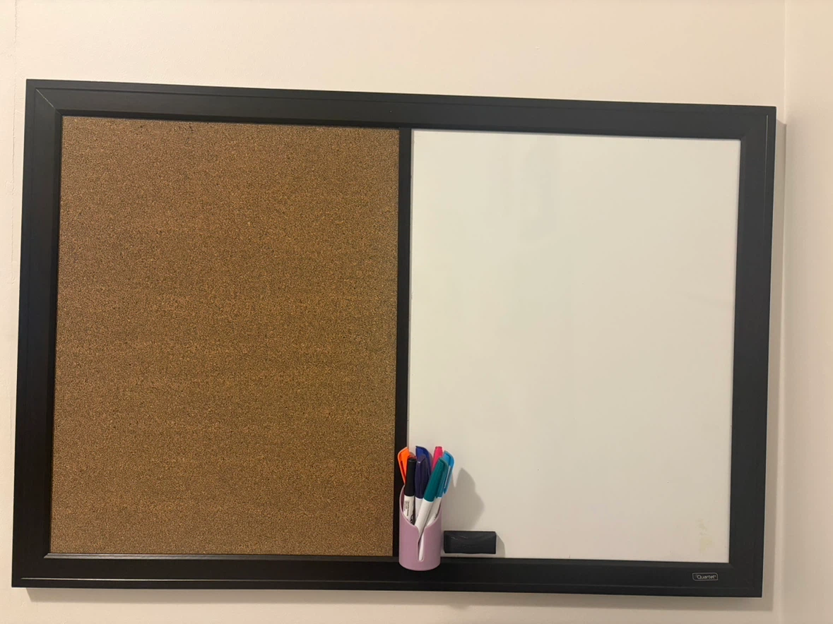 Quartet Combination Cork and Dry Erase Board