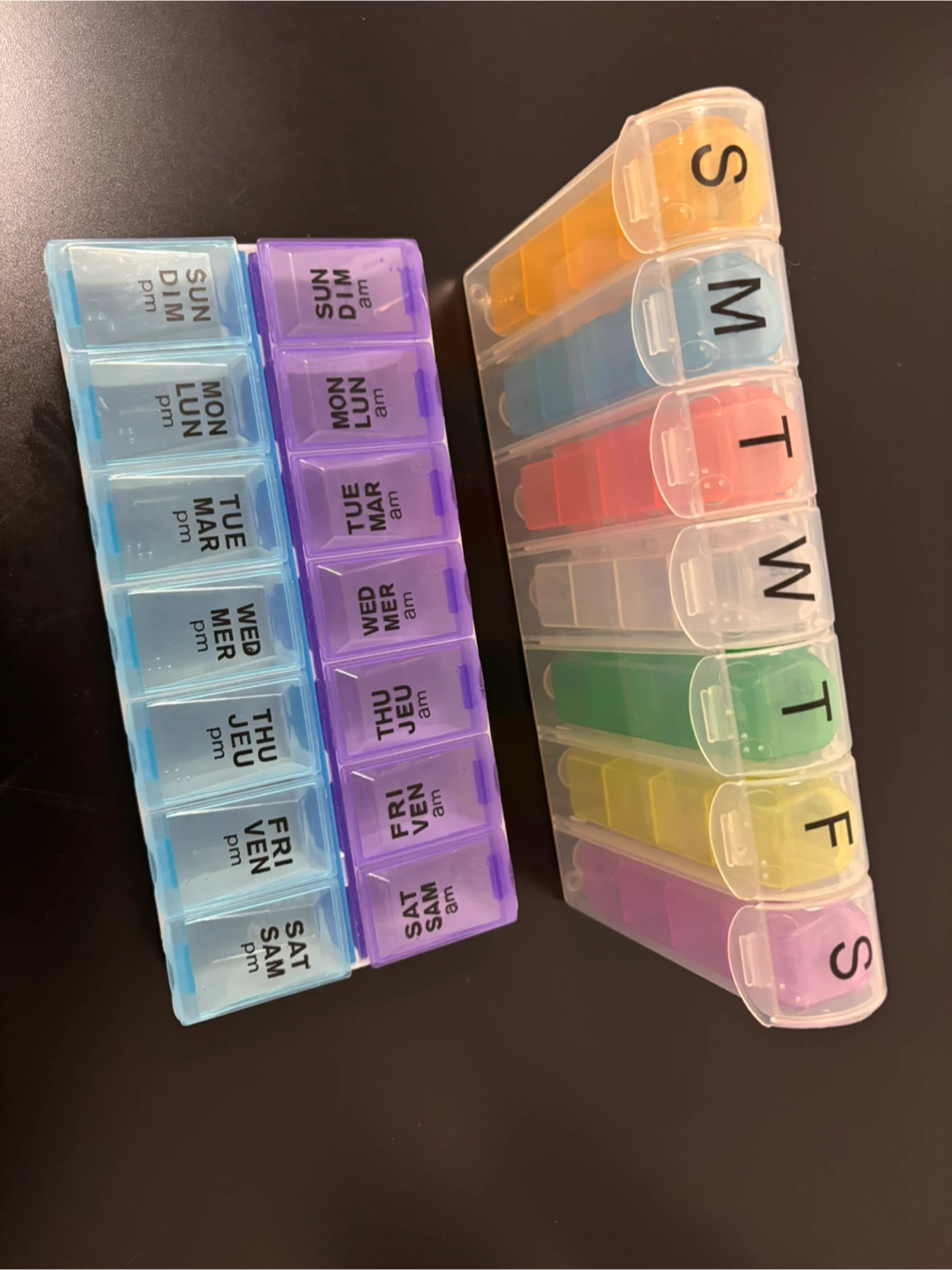 Set of 2 Weekly Pill Organizers