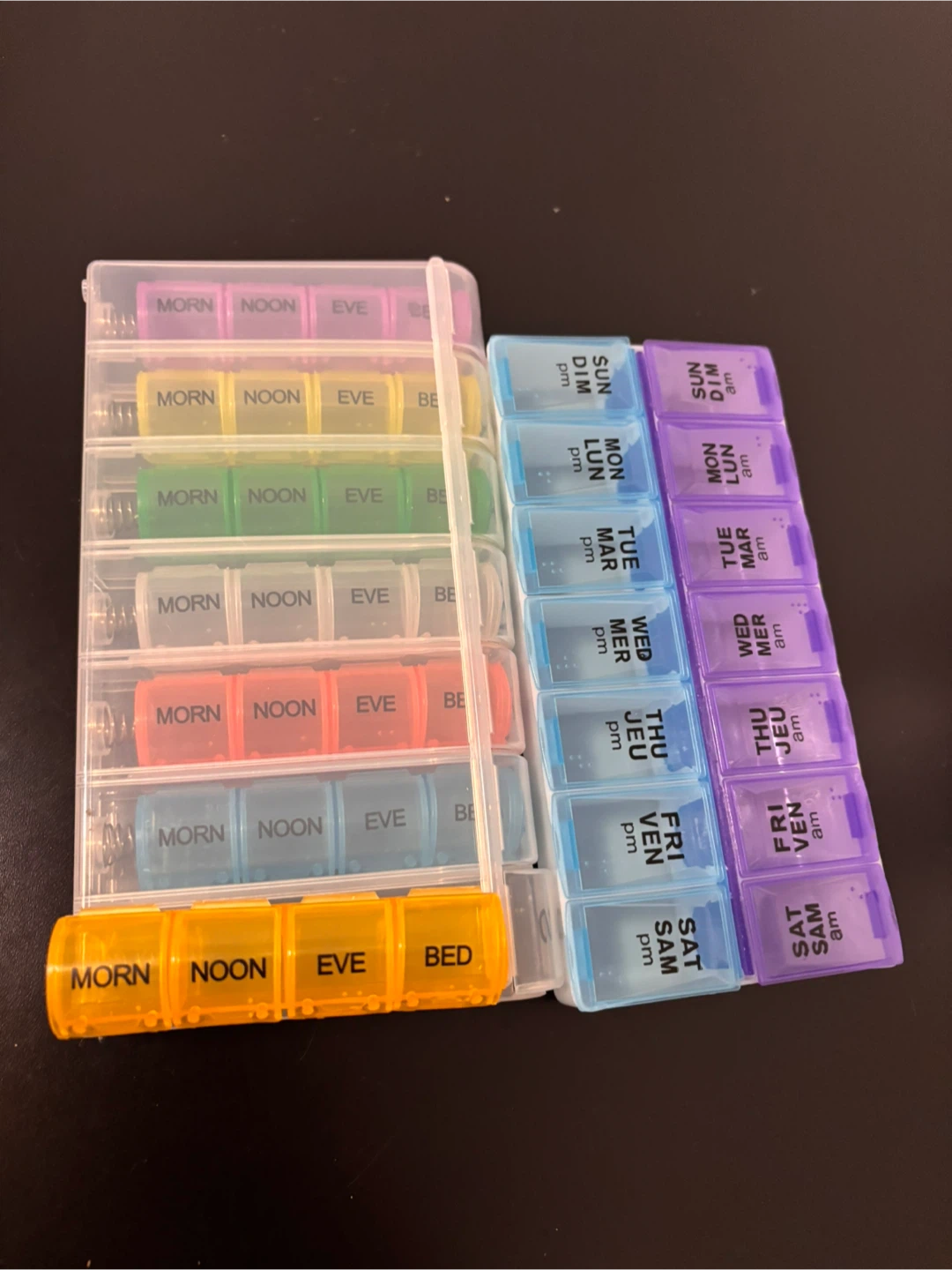 Set of 2 Weekly Pill Organizers - photo 3