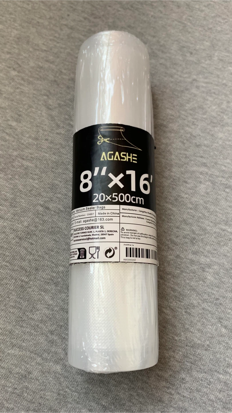 AGASHE Vacuum Sealer Bag Roll 8 inch by 16 feet 🏈