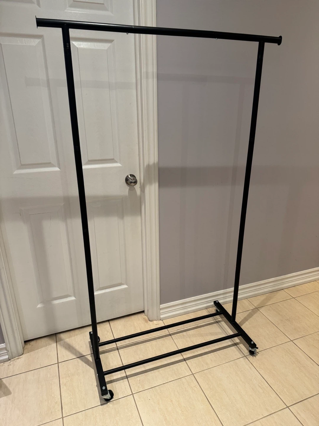 Black Rolling Garment Rack