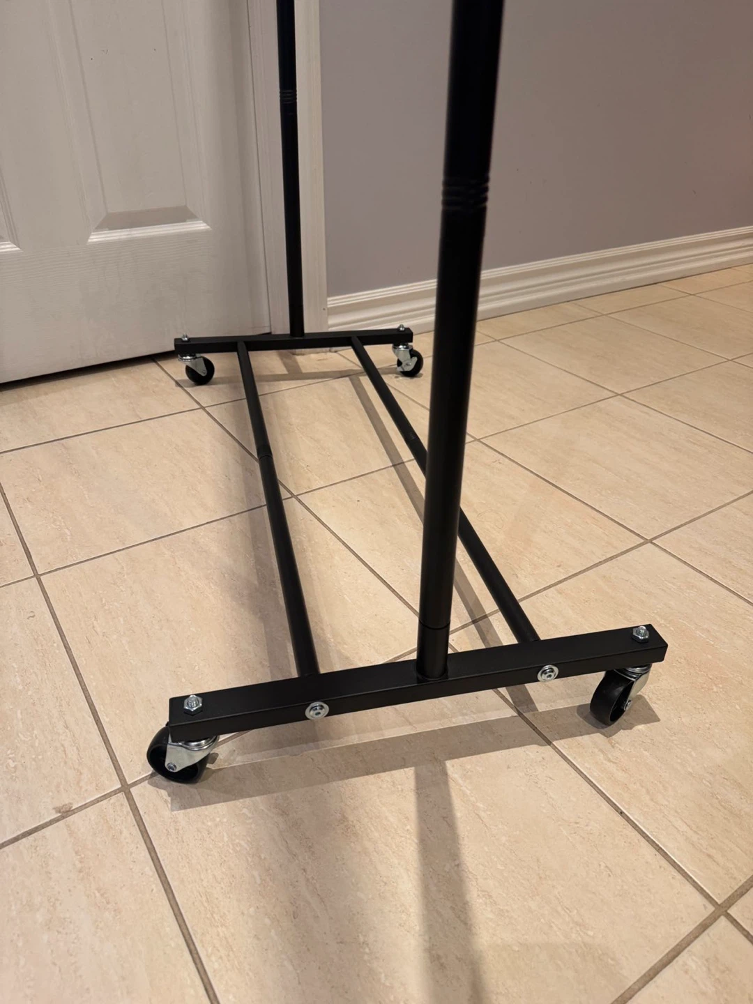 Black Rolling Garment Rack - photo 2