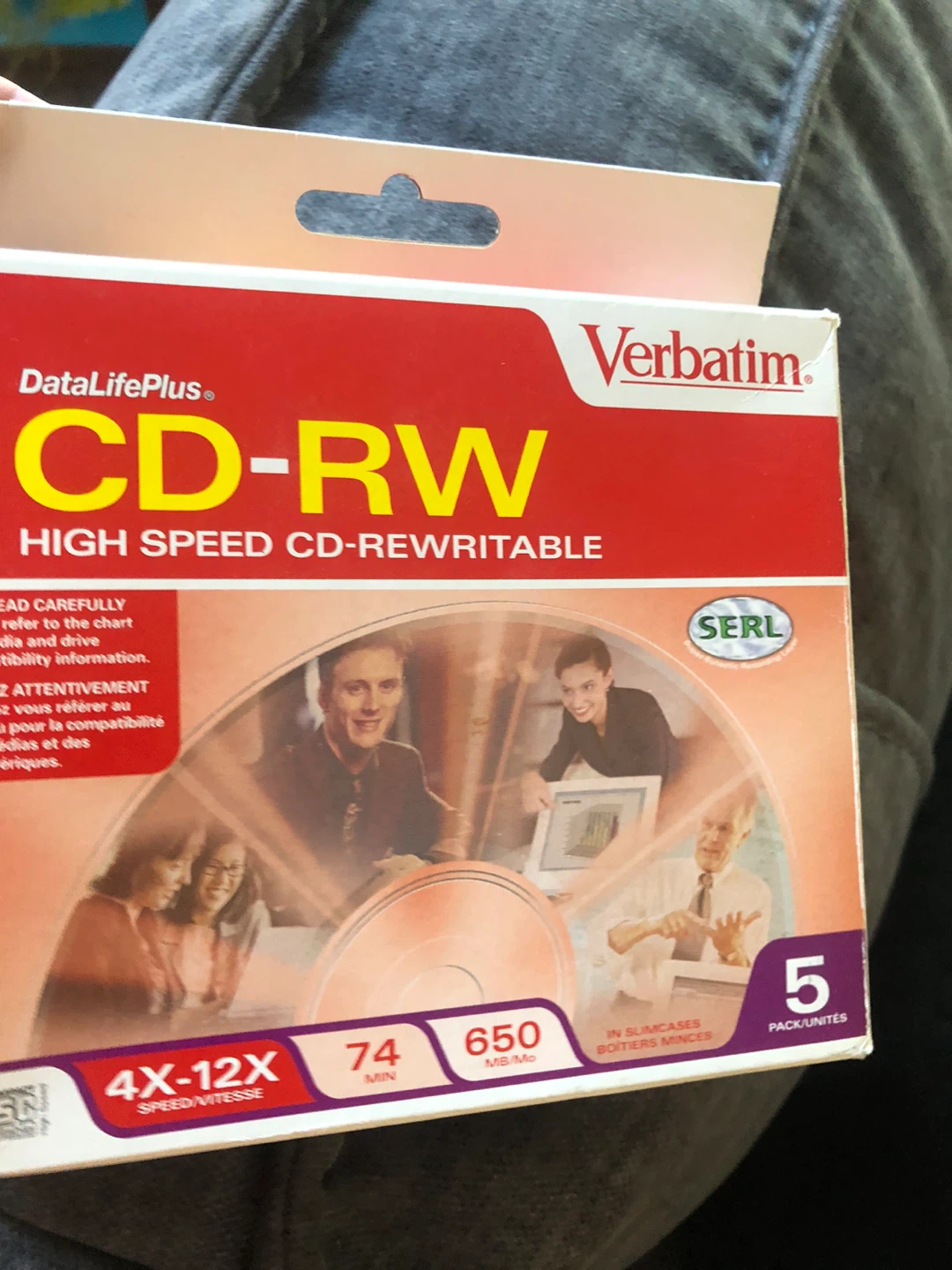 Verbatim DataLifePlus CD-RW 5 Pack 🏈