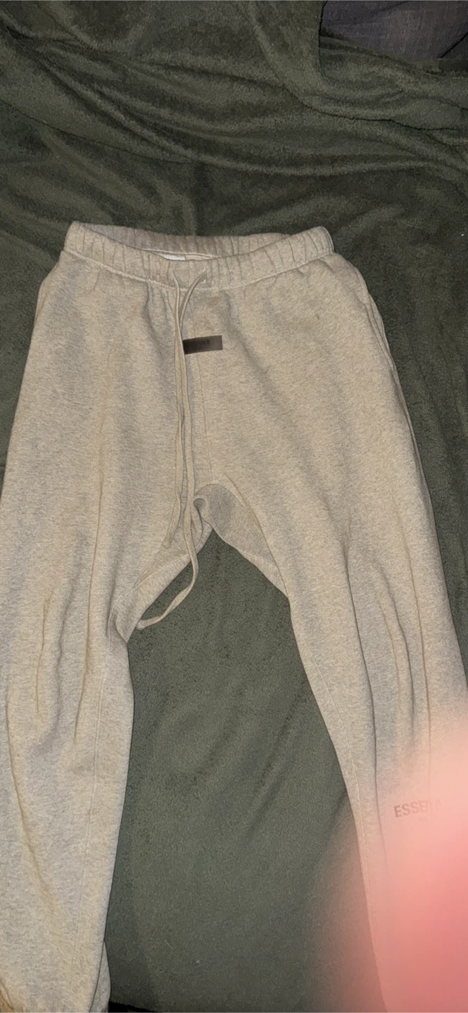Essentials Fear of God Sweatpants Grey Size S