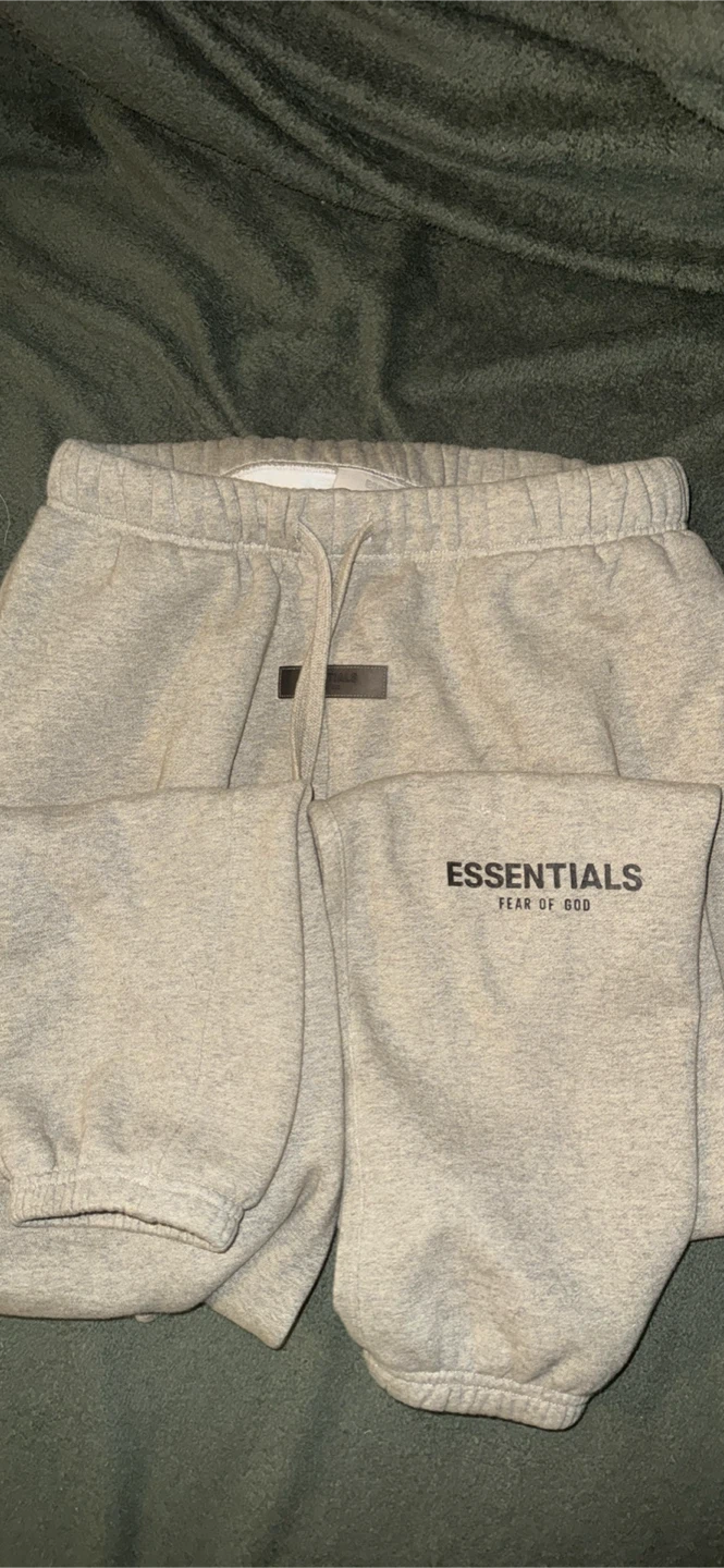 Essentials Fear of God Sweatpants Grey Size S - photo 2