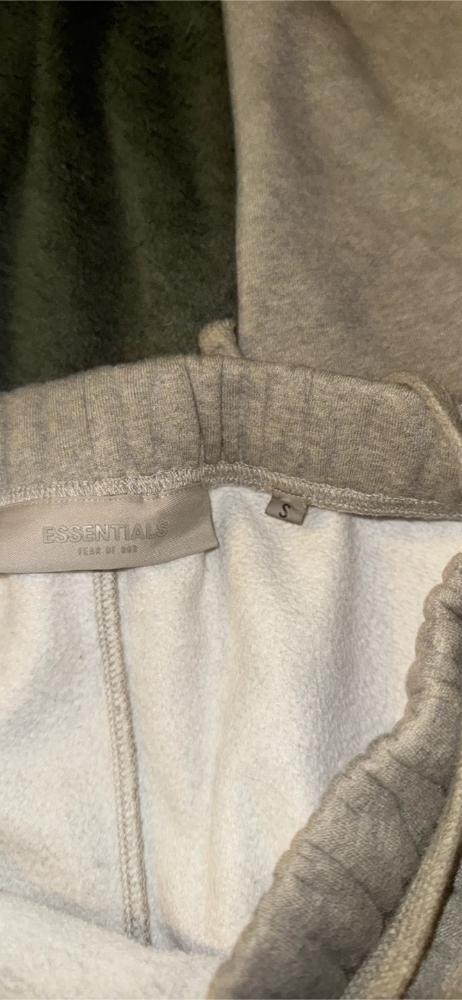 Essentials Fear of God Sweatpants Grey Size S - photo 3