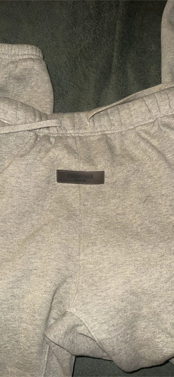 Essentials Fear of God Sweatpants Grey Size S - photo 4