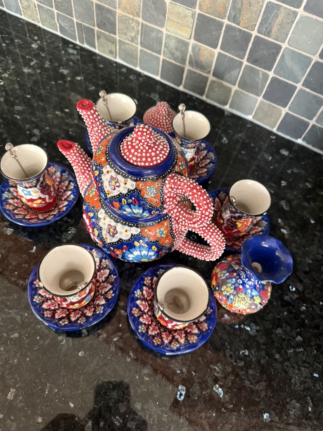 Turkish Ceramic Tea Set - photo 3