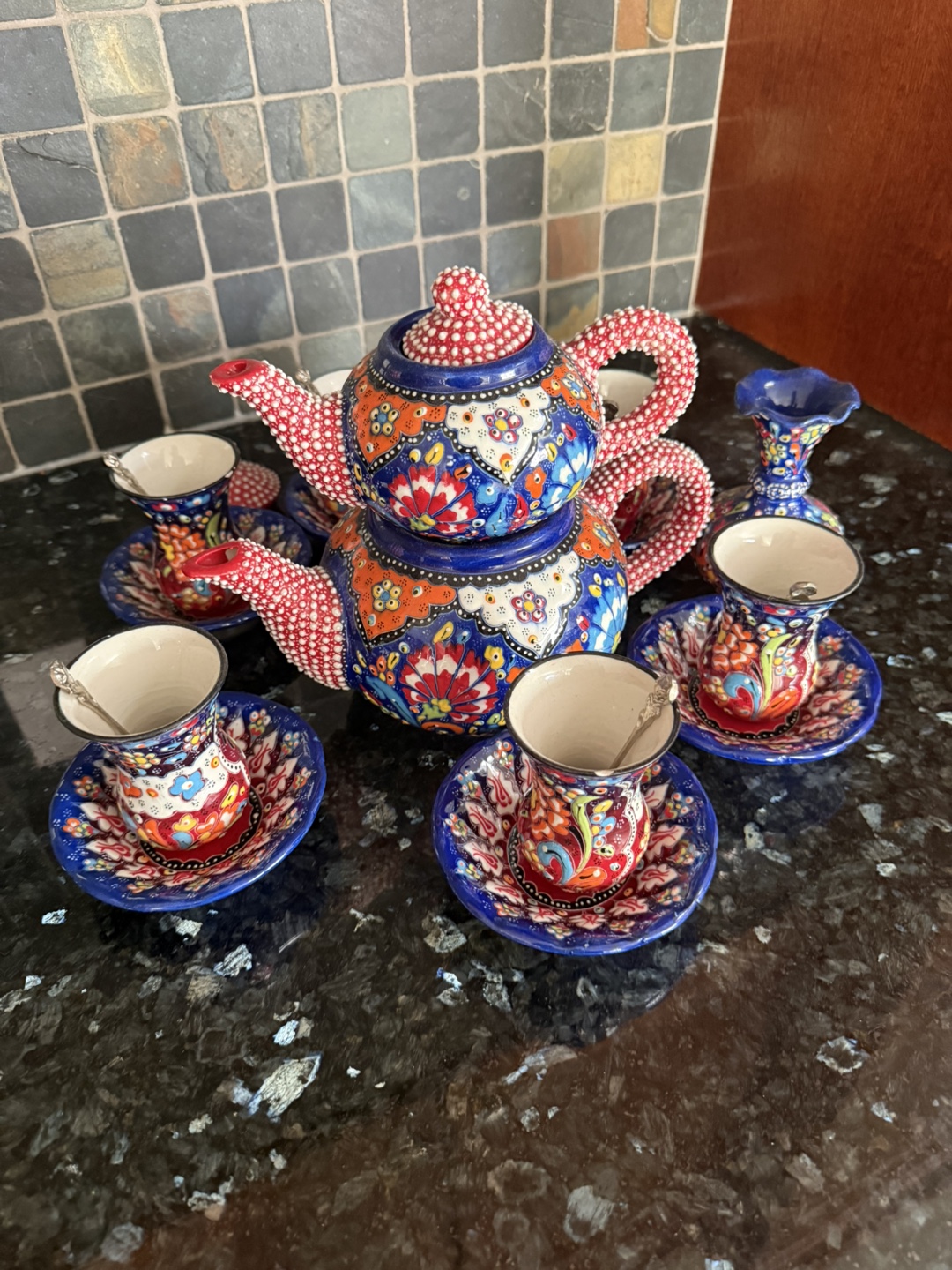 Turkish Ceramic Tea Set