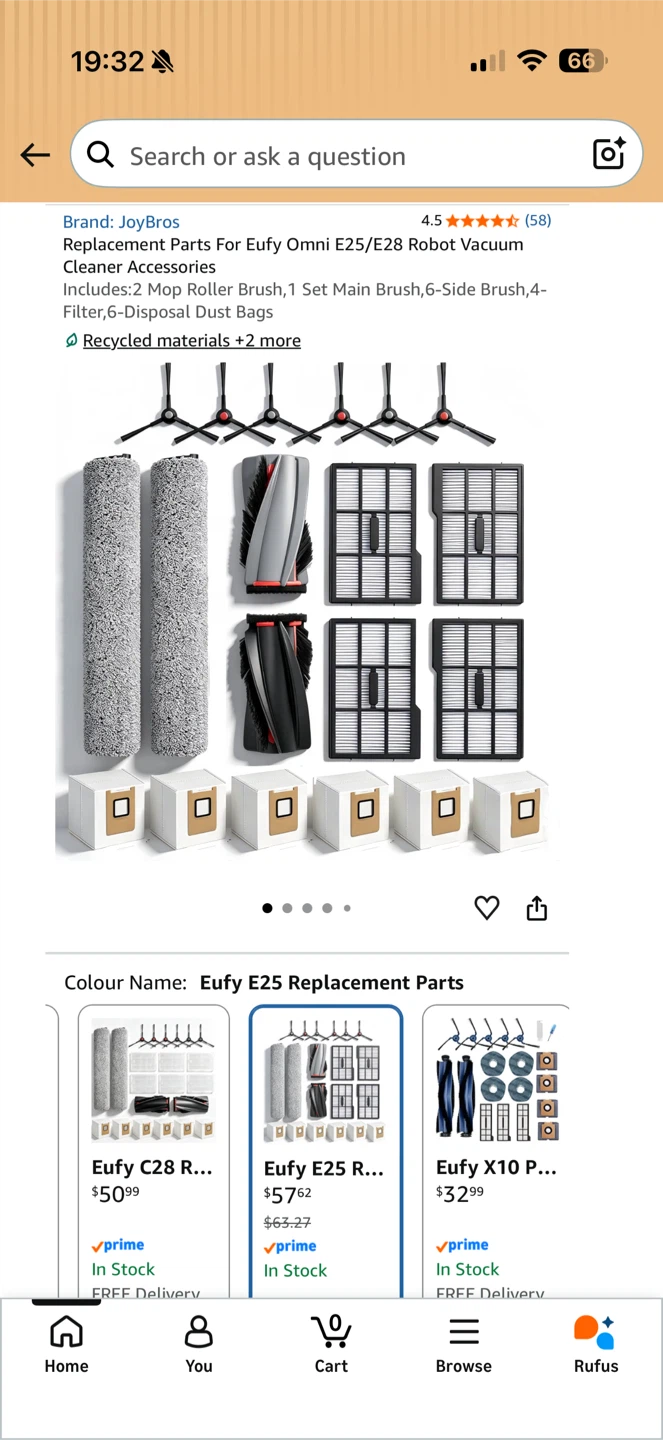 JoyBros Replacement Parts for Eufy Omni E25/E28 - photo 4