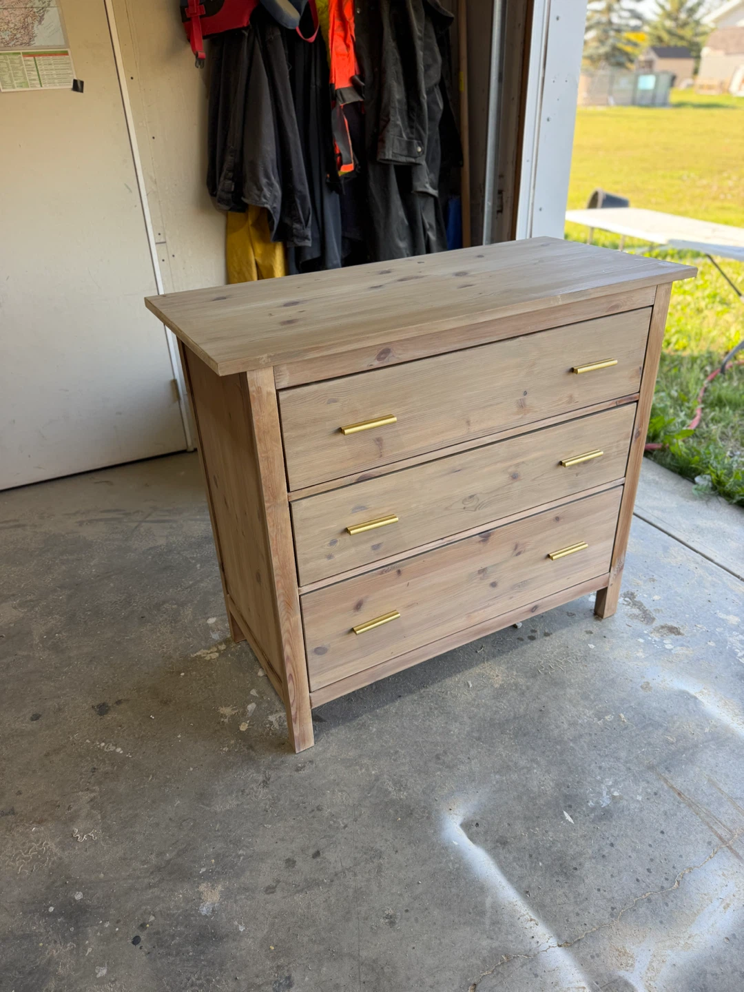 Three-Drawer Wooden Dresser - photo 3