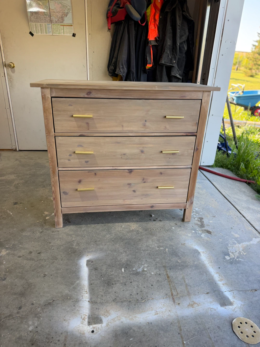 Three-Drawer Wooden Dresser - photo 5