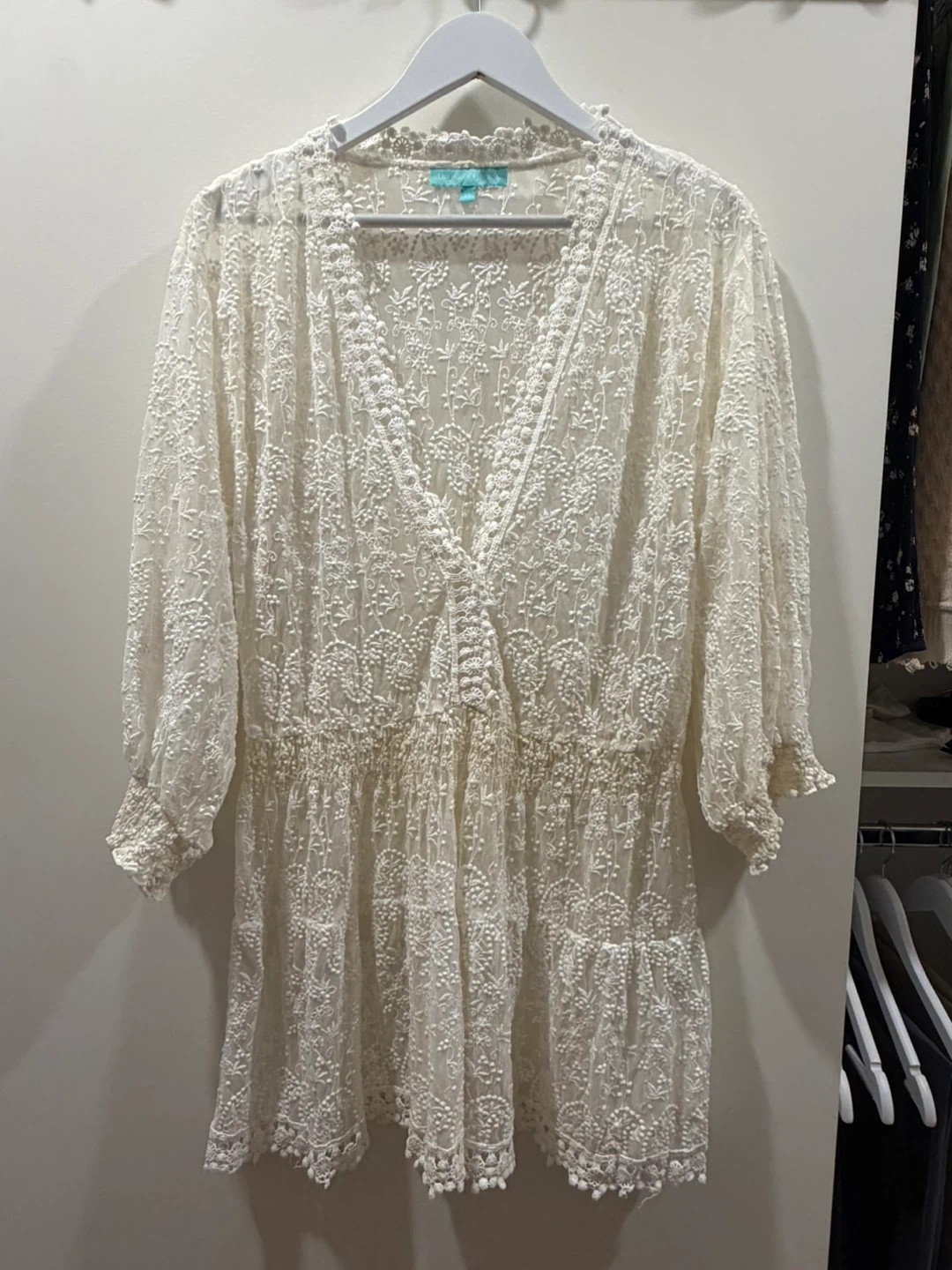 🏈 Melissa Odabash Lara Embroidered Kaftan Dress - photo 2