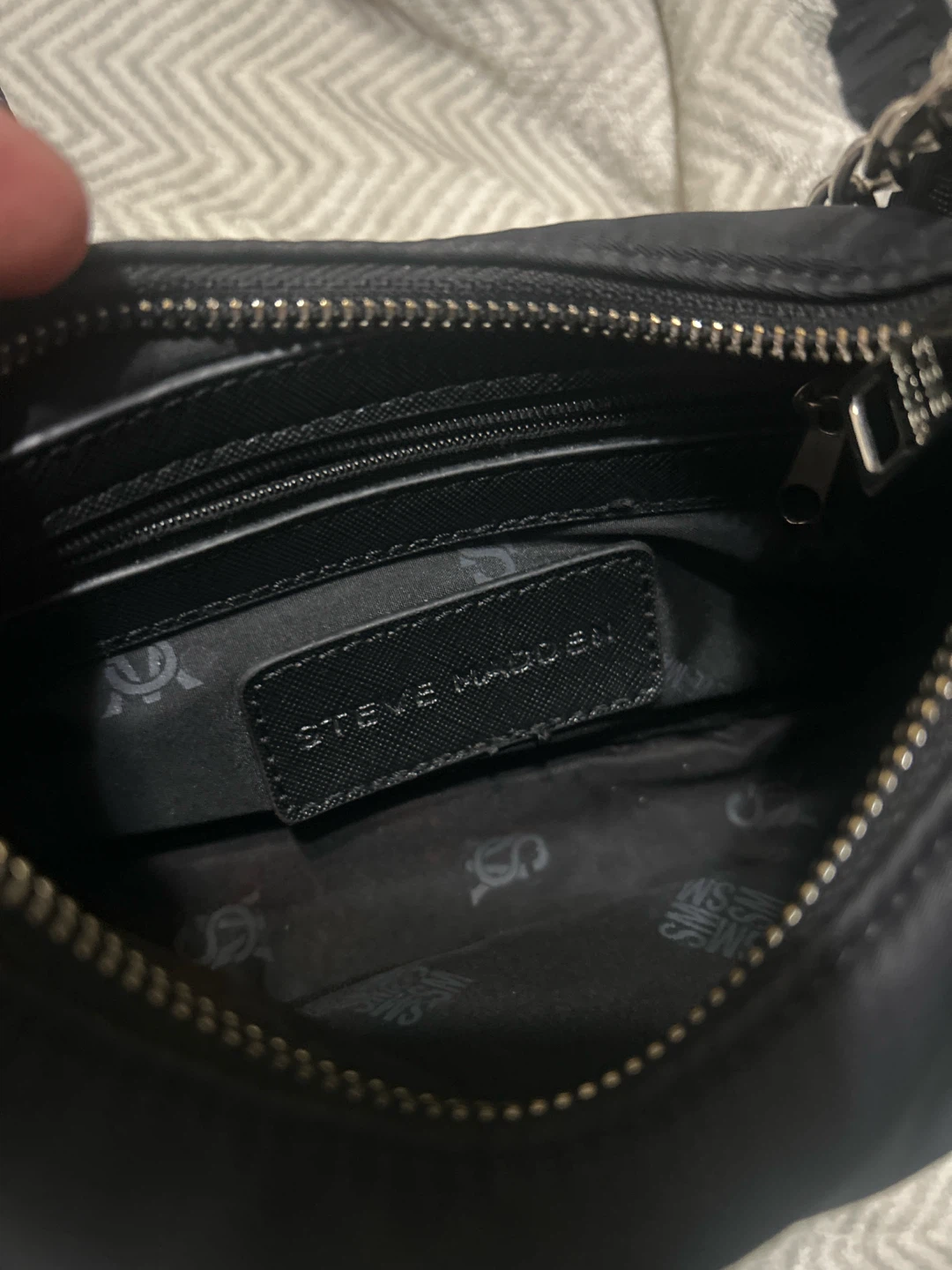Steve Madden Black Nylon Shoulder Bag - photo 4