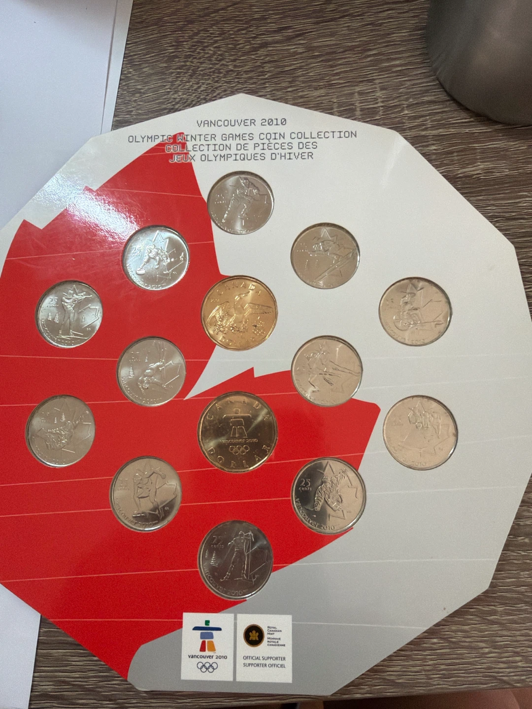 Vancouver 2010 Olympic Winter Games Coin Collection