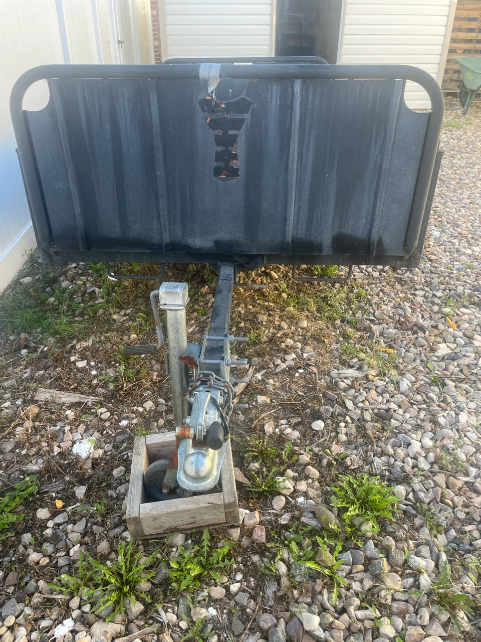 🏈 Black Utility Trailer - photo 3