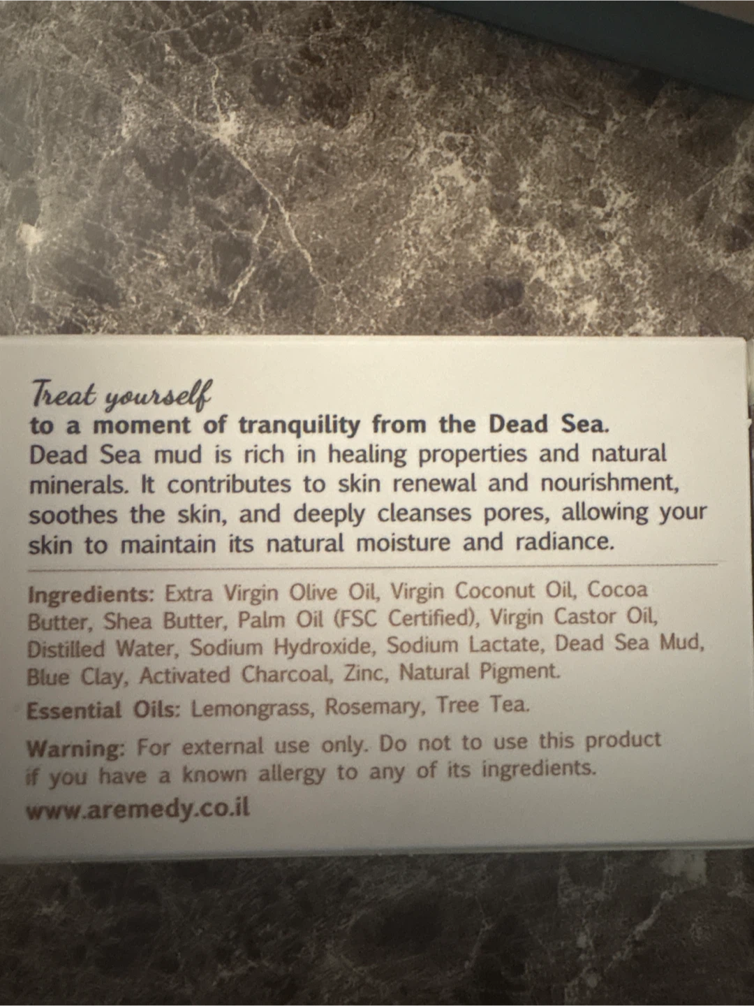 Avital Remedy Dead Sea Mud Soap 🏈 - photo 3