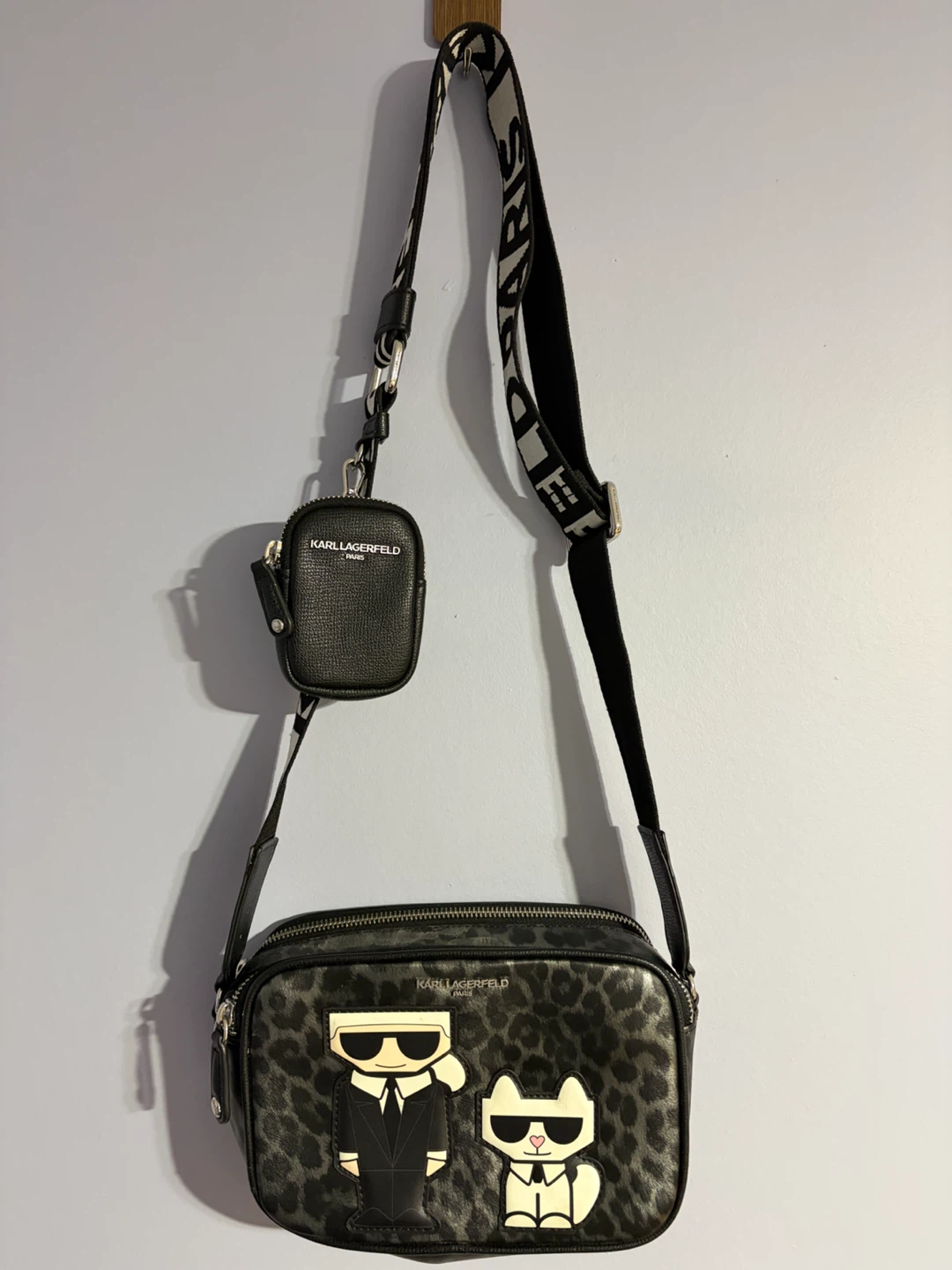 KARL LAGERFELD Paris Crossbody Bag – Leopard Karl & Choupette - photo 3