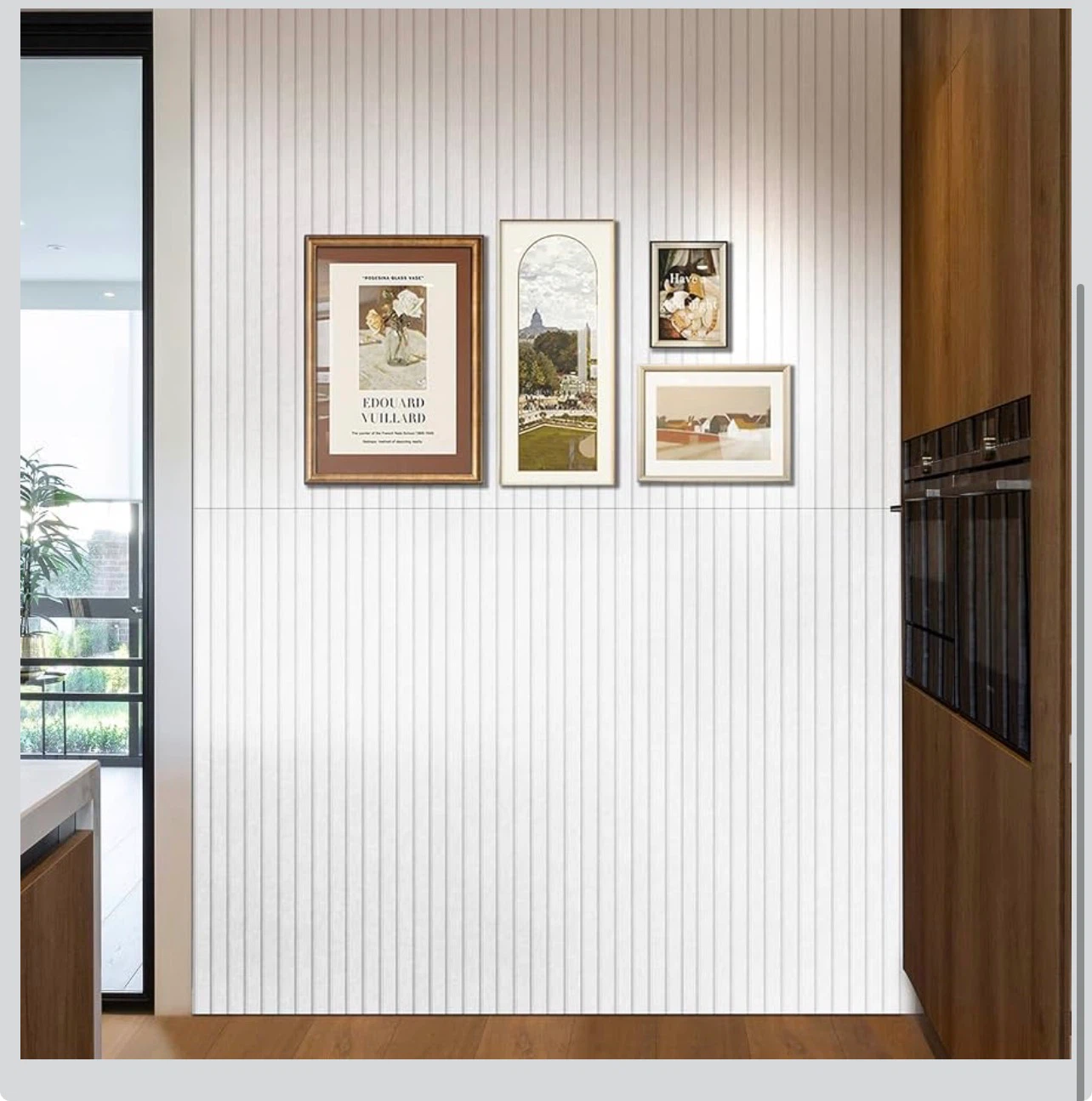 6 Pack White Slat Acoustic Wall Panels - photo 3