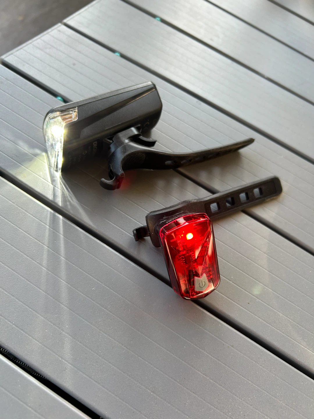 Decathlon ST 510 Rechargable Bike lights set