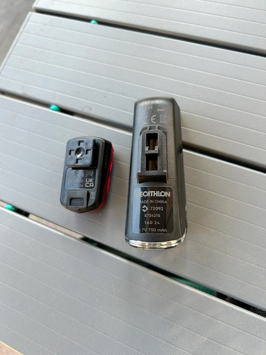 Decathlon ST 510 Rechargable Bike lights set - photo 2