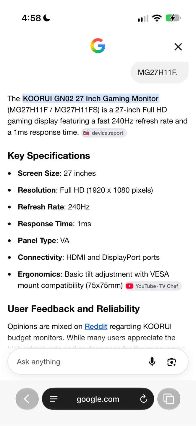 KOORUI GN02 27-inch Gaming Monitor - photo 2