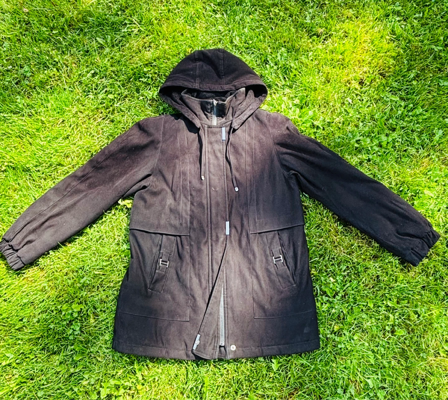 Fleet Street black hooded jacket (size 10/11)