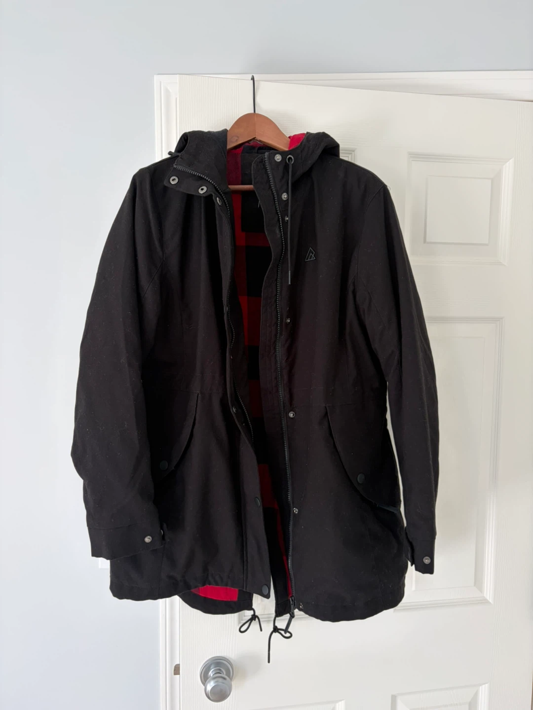 Ripzone Black Parka Jacket