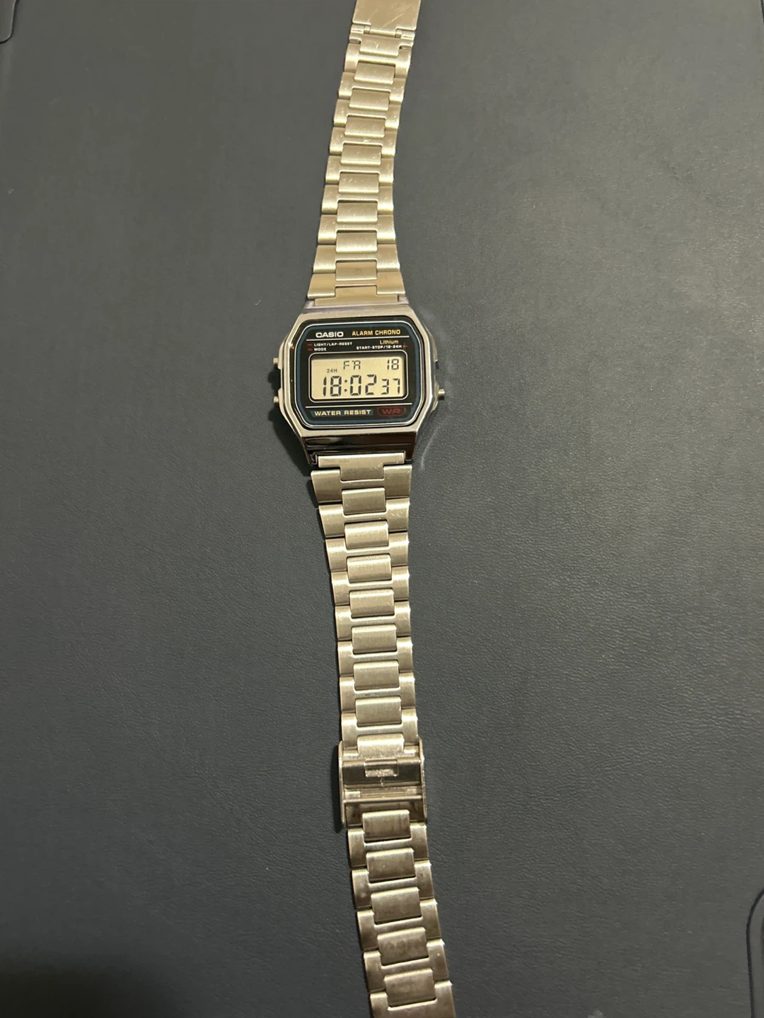 Casio Alarm Chrono Stainless Steel Watch