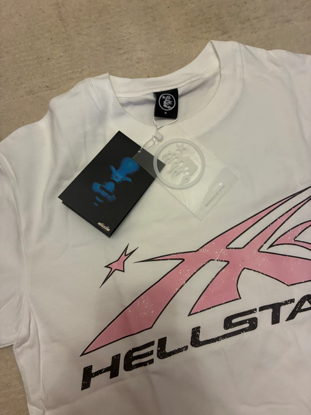 Hellstar White Graphic T-Shirt - photo 2