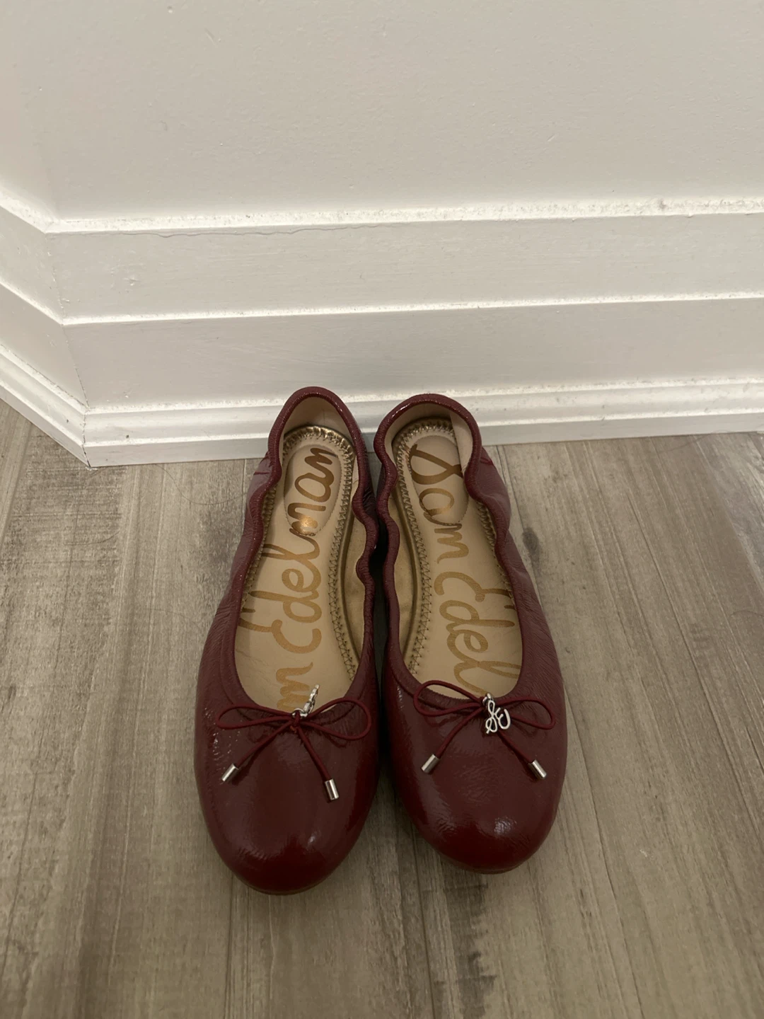 Sam Edelman Burgundy Ballet Flats size 6