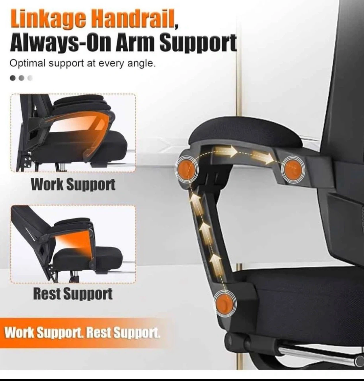 Ergonomic Office Chair with Adjustable Lumbar - photo 4