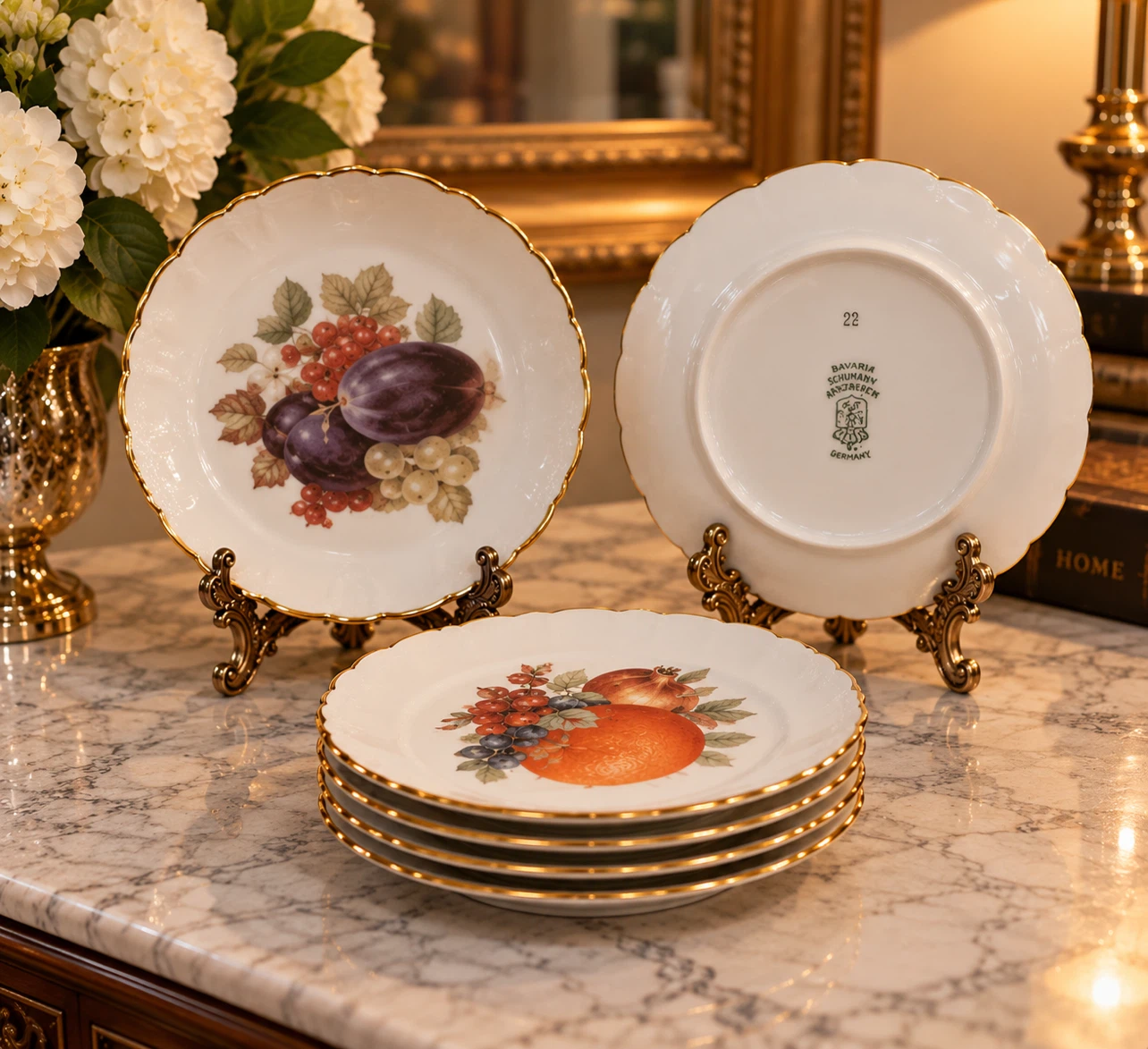Schumann Arzberg Fruit Dessert Plates