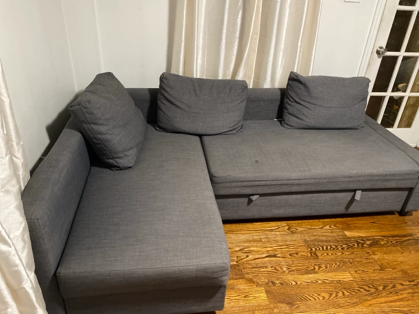 IKEA FRIHETEN Corner Sofa-bed with storage - photo 2