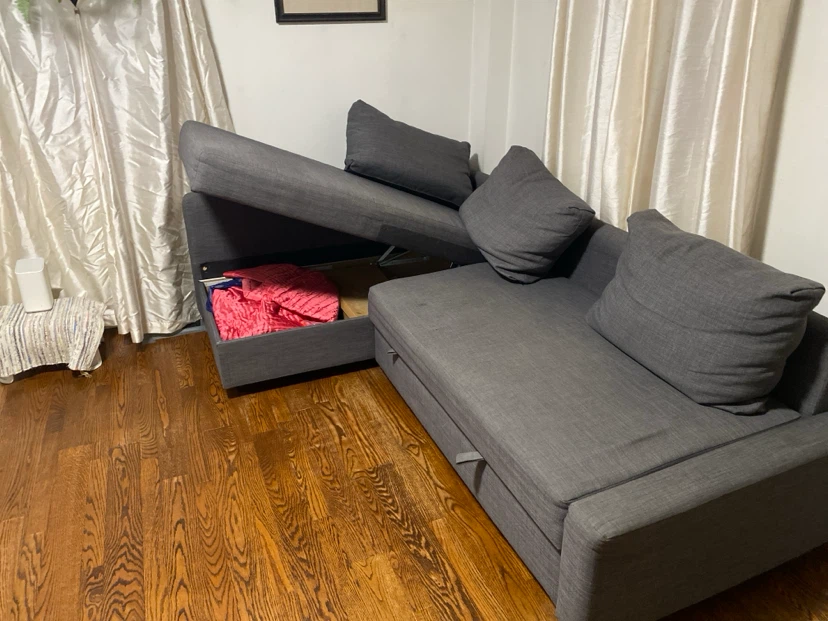 IKEA FRIHETEN Corner Sofa-bed with storage - photo 3