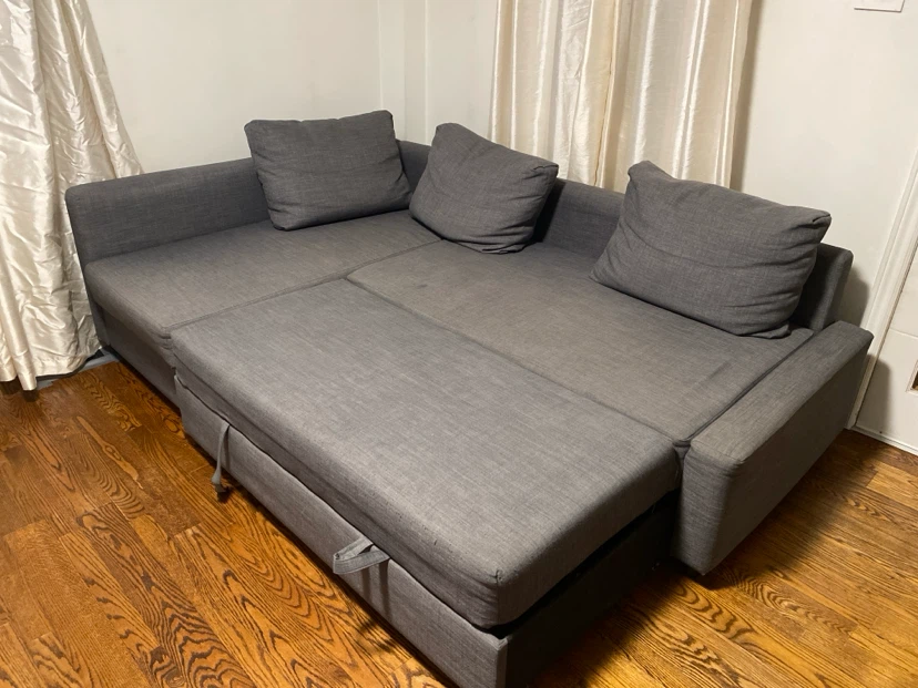 IKEA FRIHETEN Corner Sofa-bed with storage - photo 5