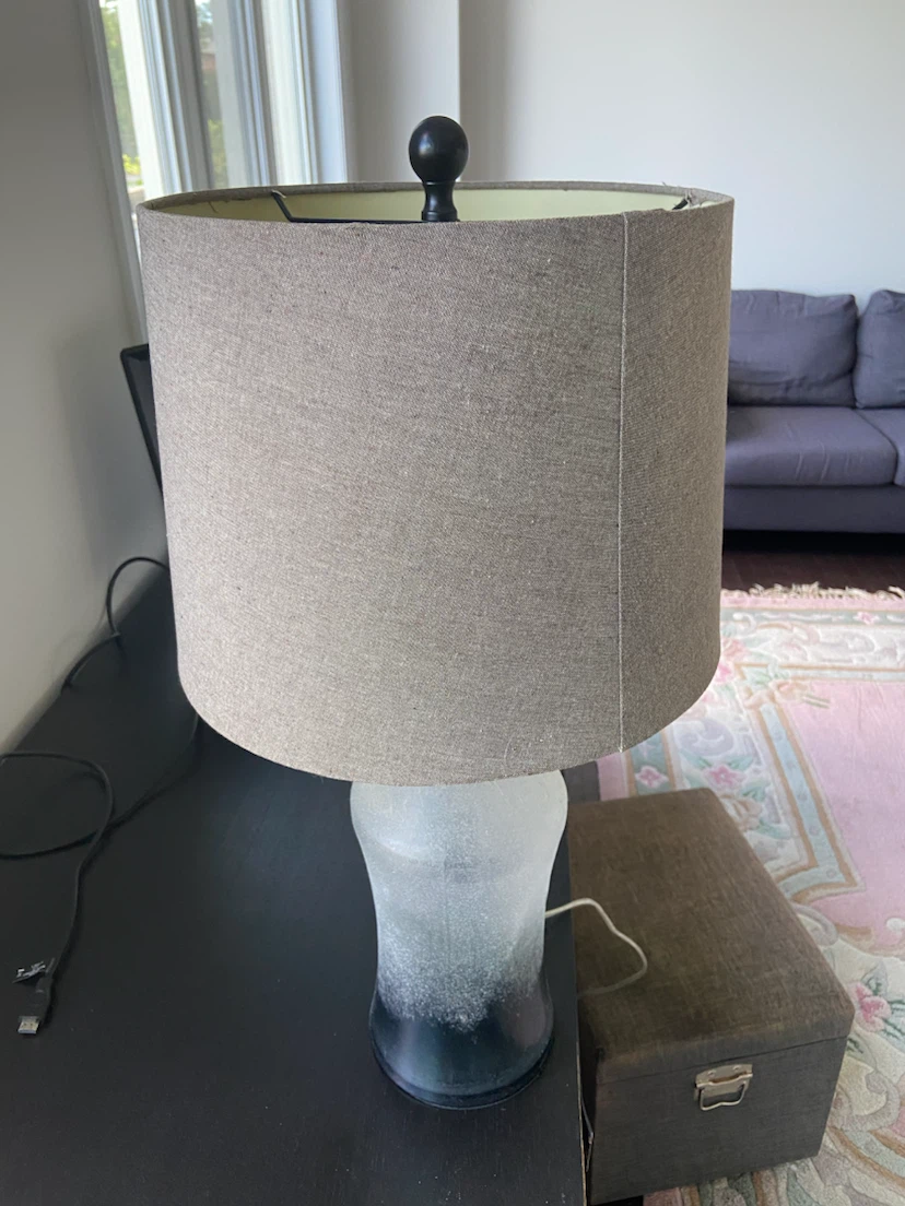 Frosted Glass Table Lamp