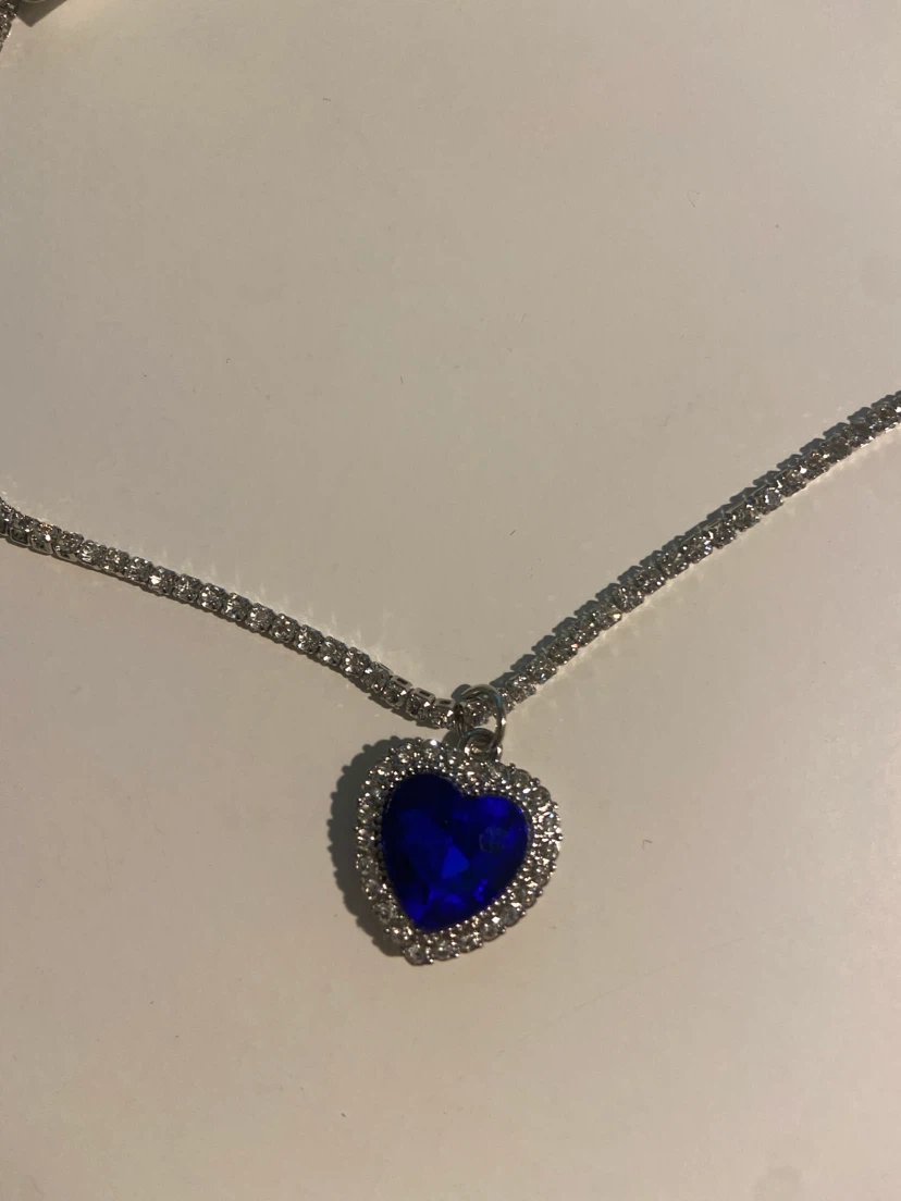 🏈 Blue Heart of the Ocean Titanic Pendant Necklace - photo 5