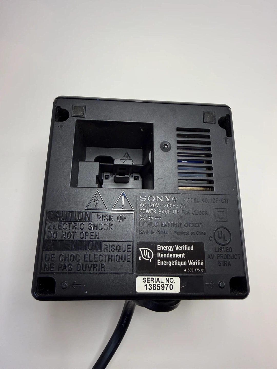 Sony ICF-C1T Alarm Clock Radio - photo 4
