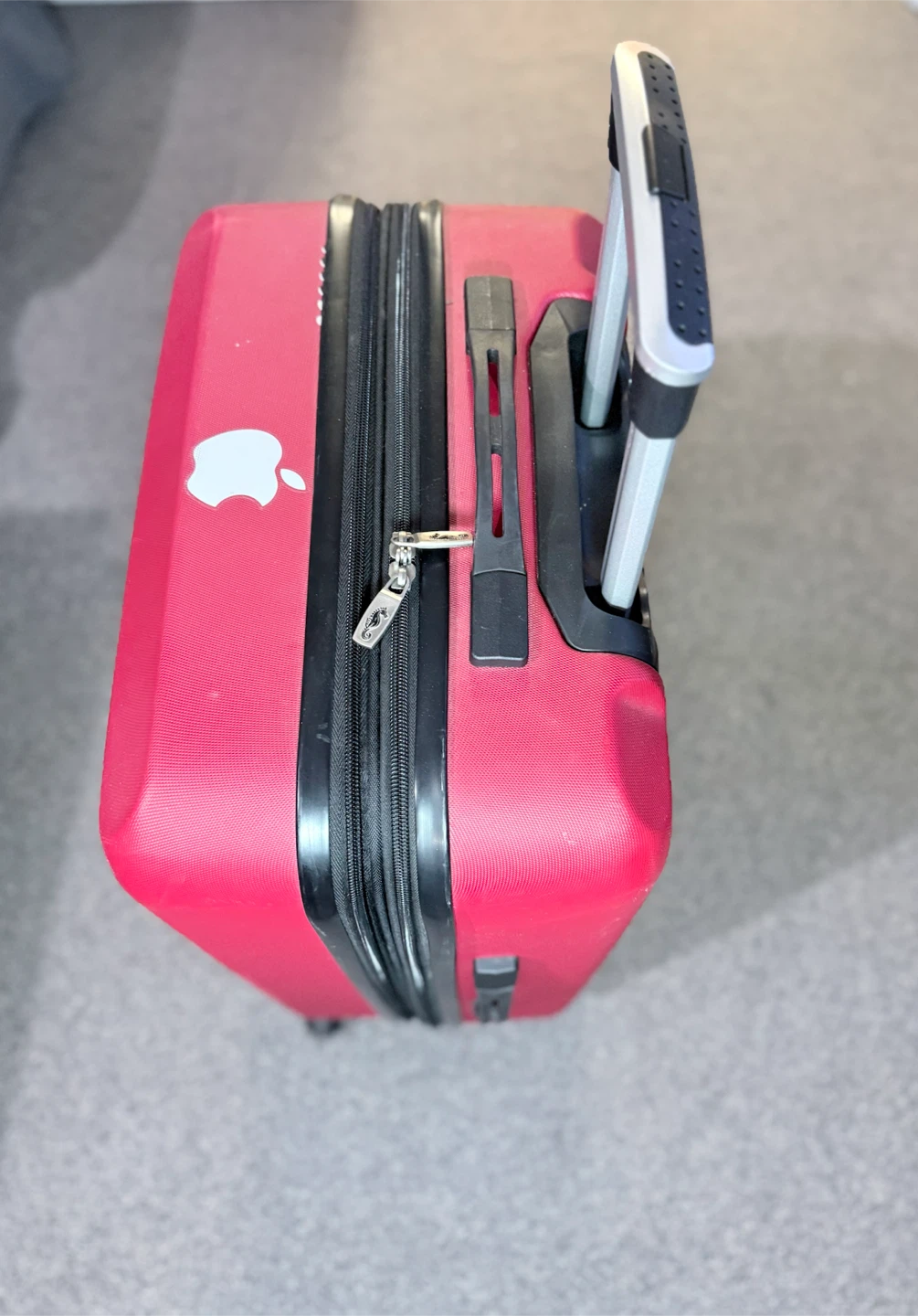 Red hard case suitcase